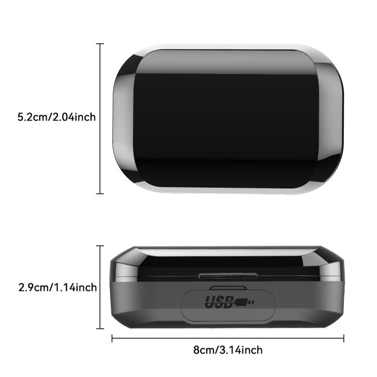 Q31 Ear-mounted ENC Noise Reduction Wireless Bluetooth Earphone(Black) - Bluetooth Earphone by buy2fix | Online Shopping UK | buy2fix