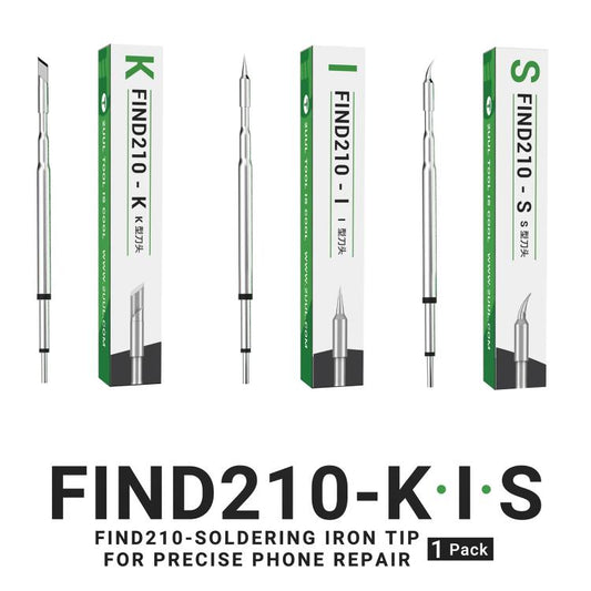 2uul Soldering Iron Tips for Most C210 Soldering Station, Model:FD13 I - Soldering Iron Tip by 2UUL | Online Shopping UK | buy2fix