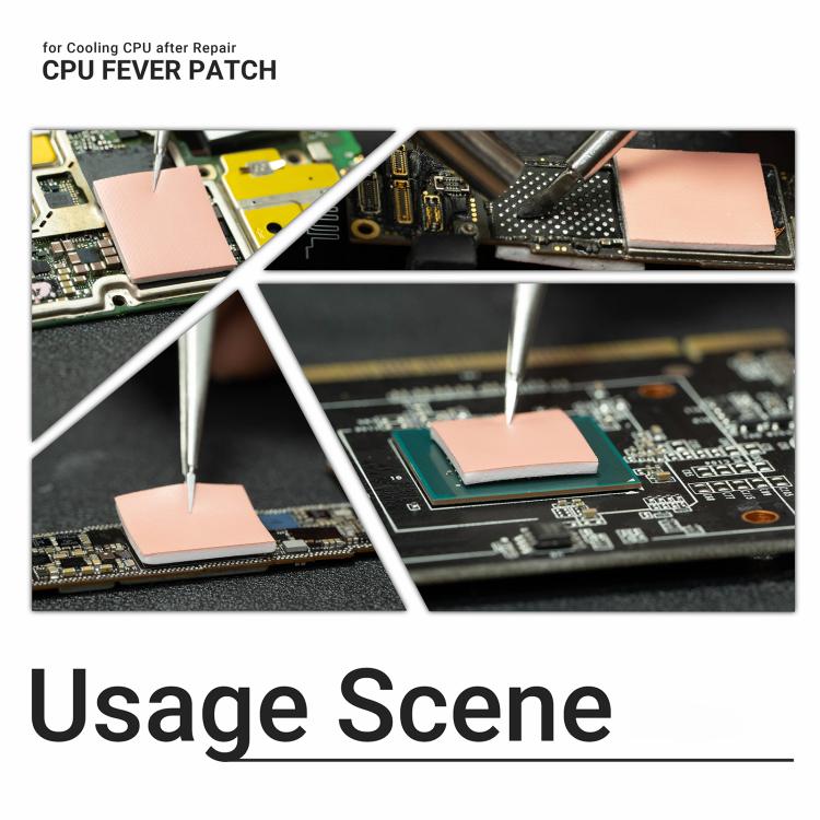 2uul SC09 CPU Pre-Cut Heatsink Silicone Pad - Others by 2UUL | Online Shopping UK | buy2fix
