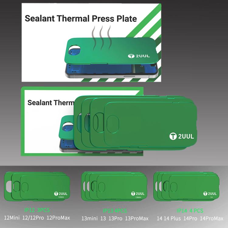 For iPhone 13 Series 2uul Waterproof Adhesive Thermally Conductive Platens - Others by 2UUL | Online Shopping UK | buy2fix