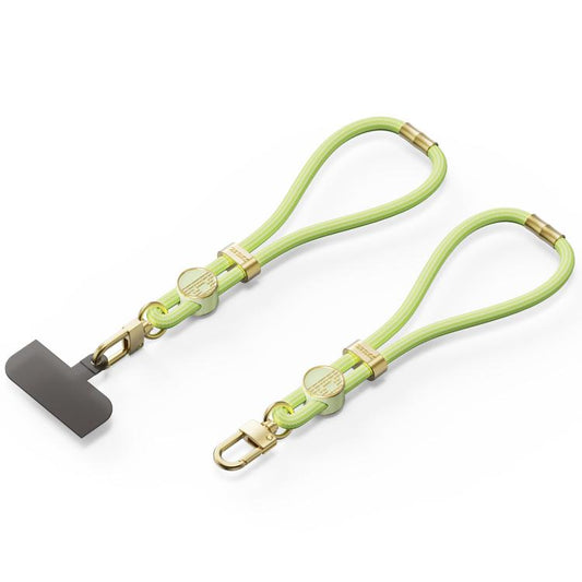 DUX DUCIS Garden Series Tile Pattern Adjustable Short Phone Lanyard(Green Yellow) - Lanyards & Wrist Straps by DUX DUCIS | Online Shopping UK | buy2fix