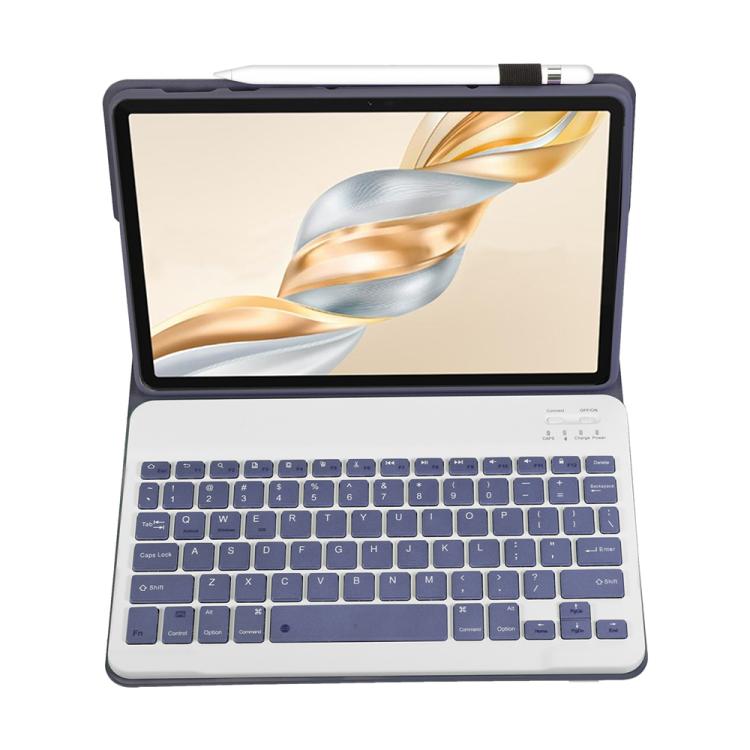 For Honor Pad X9 Pro 11.5 AH28 Ultra-thin Detachable Bluetooth Keyboard Leather Tablet Case(Lavender White) - Others Keyboard by buy2fix | Online Shopping UK | buy2fix