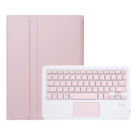For Honor Pad X9 Pro 11.5 AH28-A Ultra-thin Detachable Bluetooth Keyboard Leather Tablet Case with Touchpad(Pink White) - Huawei Keyboard by buy2fix | Online Shopping UK | buy2fix