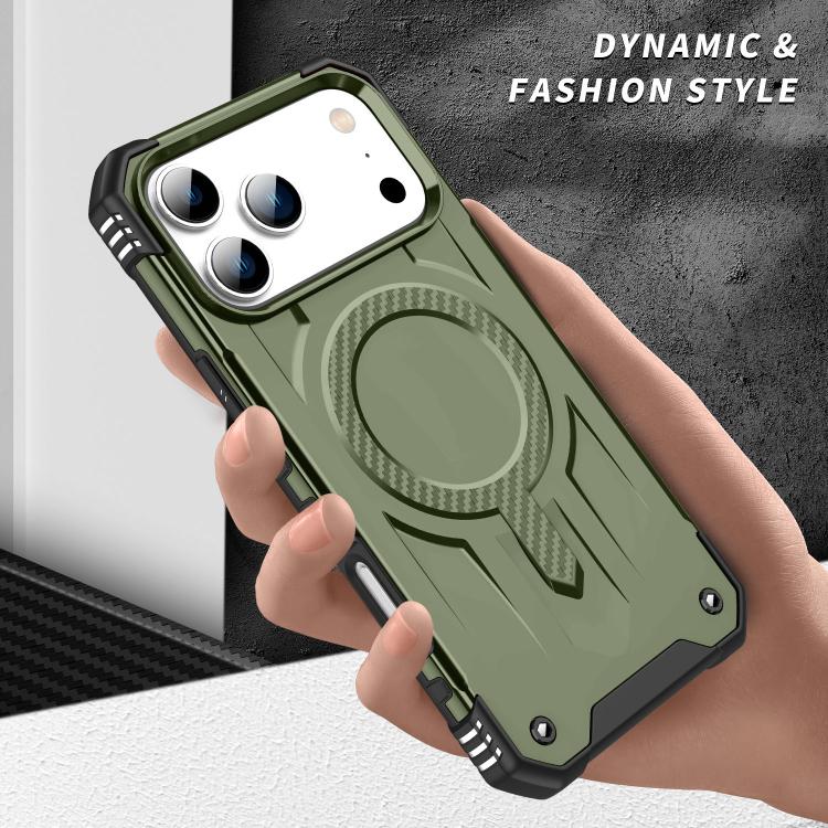 For iPhone 17 Pro Max Straship MagSafe TPU Hybrid PC Phone Case(Army Green) - iPhone 17 Pro Max Cases by buy2fix | Online Shopping UK | buy2fix