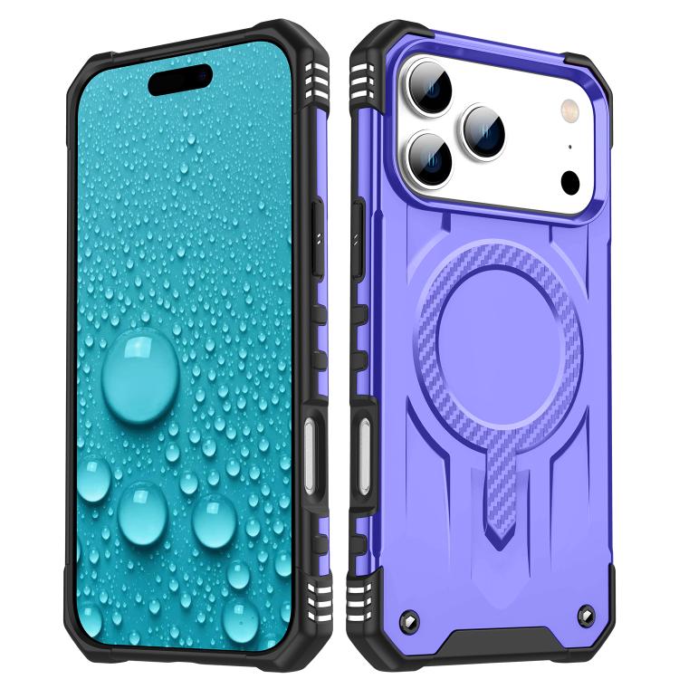 For iPhone 17 Pro Max Straship MagSafe TPU Hybrid PC Phone Case(Purple) - iPhone 17 Pro Max Cases by buy2fix | Online Shopping UK | buy2fix