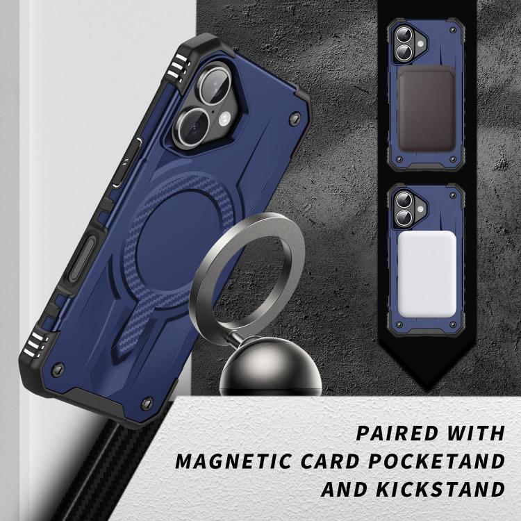 For iPhone 17 Straship MagSafe TPU Hybrid PC Phone Case(Blue) - iPhone 17 Cases by buy2fix | Online Shopping UK | buy2fix