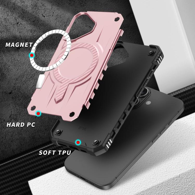 For iPhone 17 Straship MagSafe TPU Hybrid PC Phone Case(Rose Gold) - iPhone 17 Cases by buy2fix | Online Shopping UK | buy2fix