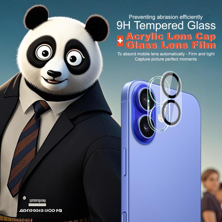 For iPhone 17 IMAK High Definition Integrated Rear Camera Glass Lens Film, Black Eye Design - iPhone 17 Tempered Glass by imak | Online Shopping UK | buy2fix