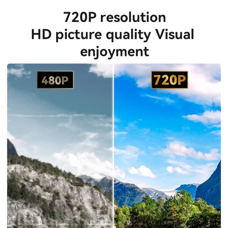 Yesido TV13 1280x720P 190ANSI Android 9.0 Series Smart Projector, Plug:UK Plug(Beige) - LED Projector by Yesido | Online Shopping UK | buy2fix