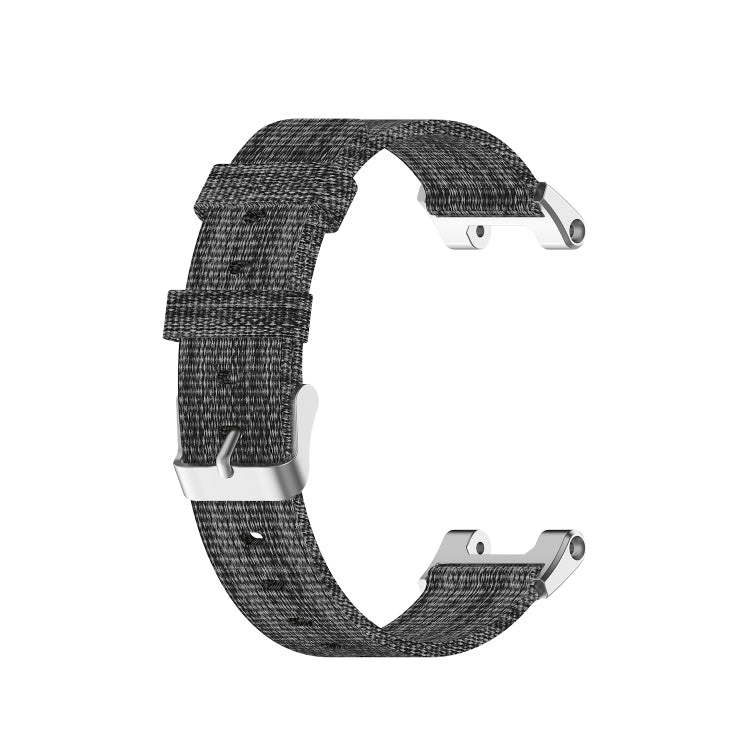 For Huami Amazfit T-Rex A1918 Nylon Canvas Replacement Strap with Screwdriver(Gray) - Watch Bands by buy2fix | Online Shopping UK | buy2fix