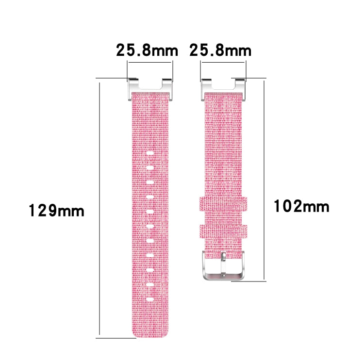 For Huami Amazfit T-Rex A1918 Nylon Canvas Replacement Strap with Screwdriver(Gray) - Watch Bands by buy2fix | Online Shopping UK | buy2fix