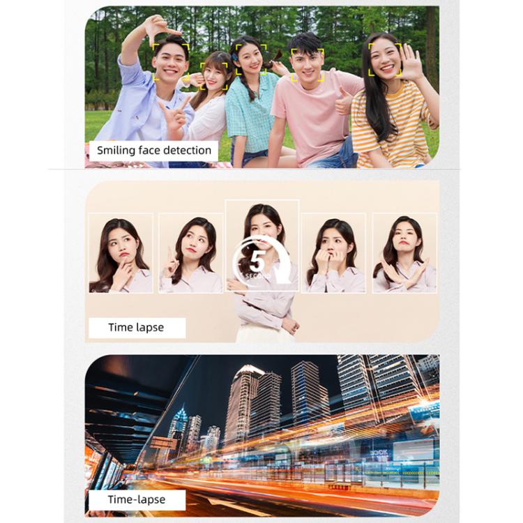 DC15 2.4 inch 18X Digital Zoom Camera 4K HD Video 64MP Shooting(White) - Children Cameras by buy2fix | Online Shopping UK | buy2fix