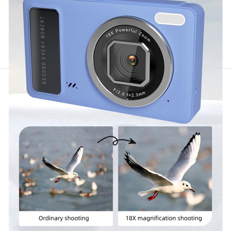 DC15 2.4 inch 18X Digital Zoom Camera 4K HD Video 64MP Shooting(Green) - Children Cameras by buy2fix | Online Shopping UK | buy2fix