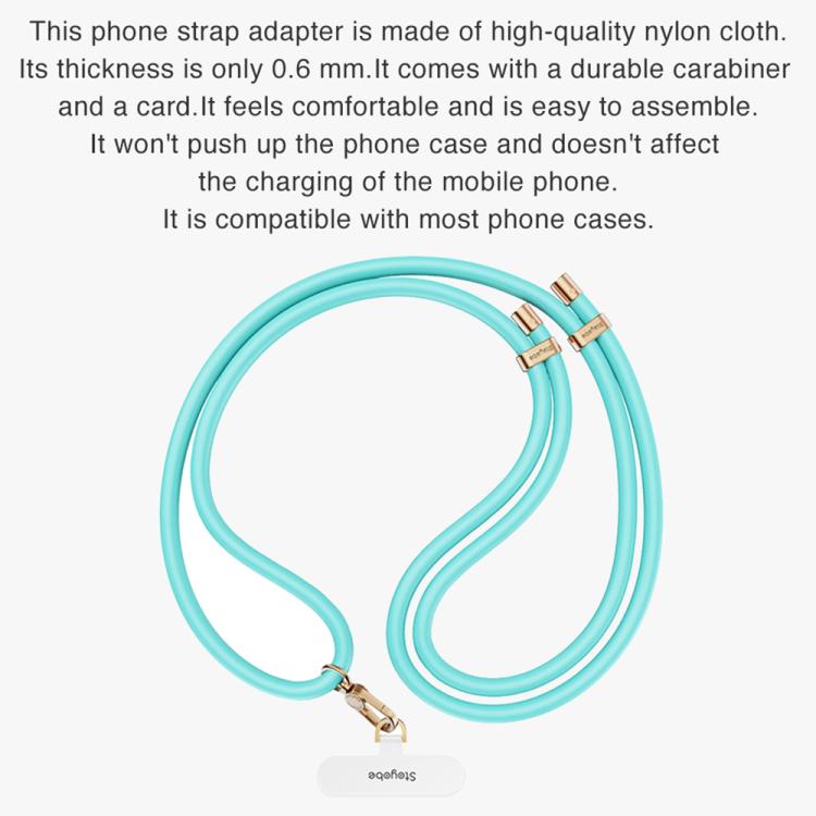 DUX DUCIS Stoyobe Nylon Cloth Phone Strap Adapter(Dark Grey) - Lanyards & Wrist Straps by DUX DUCIS | Online Shopping UK | buy2fix