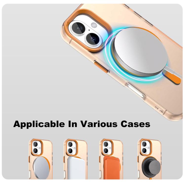 For iPhone 17 IMAK Candy Series Shockproof MagSafe Phone Case(Orange) - iPhone 17 Cases by imak | Online Shopping UK | buy2fix