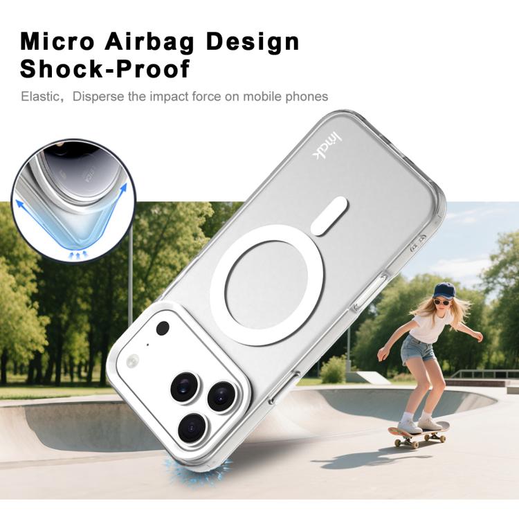 For iPhone 17 Pro IMAK Candy Series Shockproof MagSafe Phone Case(White) - iPhone 17 Pro Cases by imak | Online Shopping UK | buy2fix