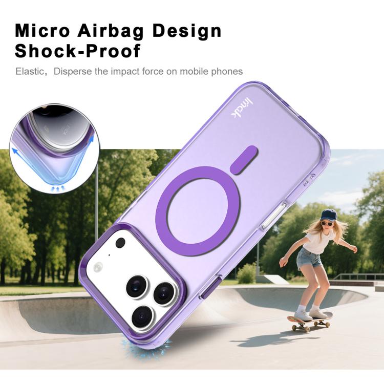 For iPhone 17 Pro Max IMAK Candy Series Shockproof MagSafe Phone Case(Purple) - iPhone 17 Pro Max Cases by imak | Online Shopping UK | buy2fix