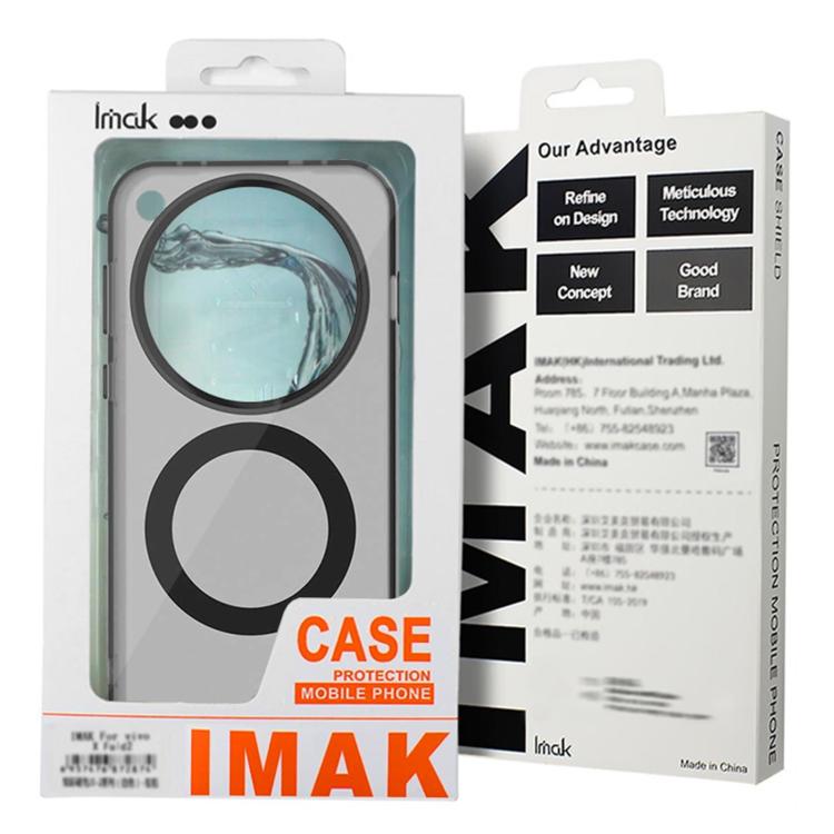 For iPhone 16e IMAK Candy Series Shockproof MagSafe Phone Case(Blue) - iPhone 16e Cases by imak | Online Shopping UK | buy2fix