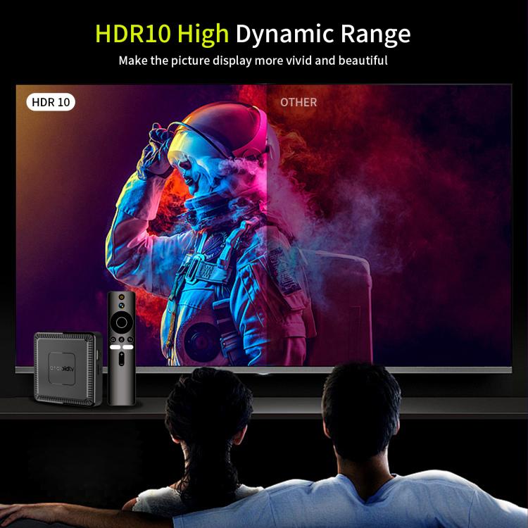 Q7 4K UHD Android 10 Smart TV Box with Remote Control, 2GB+8GB, Allwinner H313 Quad-Core(UK Plug) - Others by buy2fix | Online Shopping UK | buy2fix