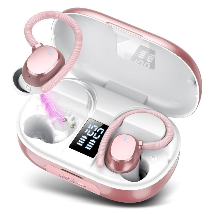 Q22 On Ear In-ear Stereo Noise Reduction Bluetooth Earphone(Rose Gold) - Bluetooth Earphone by buy2fix | Online Shopping UK | buy2fix
