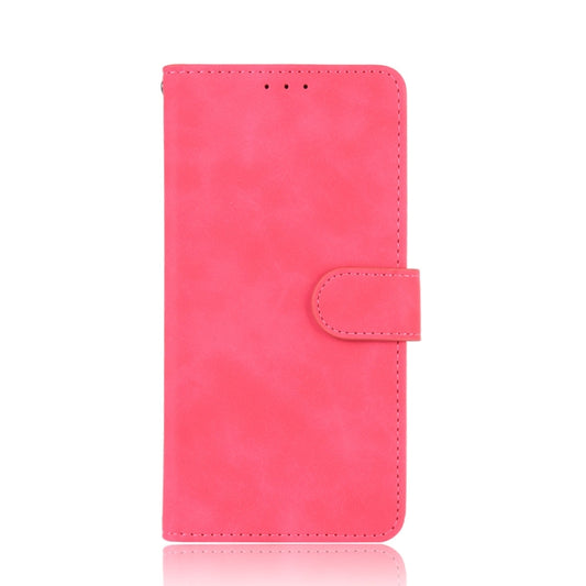 For OnePlus Nord Solid Color Skin Feel Magnetic Buckle Horizontal Flip Calf Texture PU Leather Case with Holder & Card Slots & Wallet(Rose Red) by buy2fix