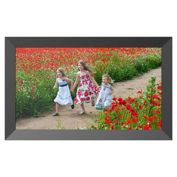 DPF1560 15.6 inch LED HD Screen Stripe WIFI Cloud Photo Album, RK3326C Quad Core, 1GB+32GB, Plug:EU Plug(Black) - 15 inch Above by buy2fix | Online Shopping UK | buy2fix
