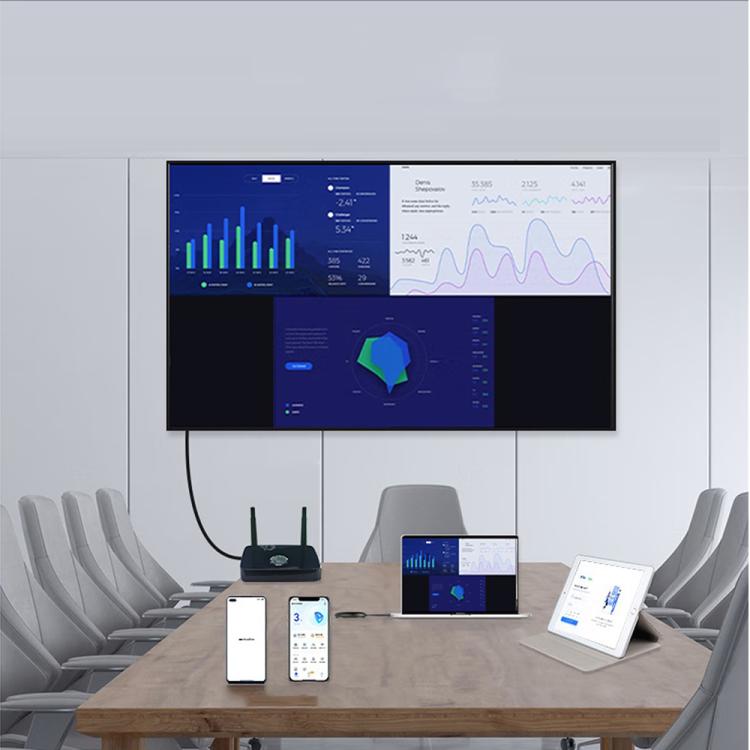 Measy AM1810 HDMI Wireless Screen Projector For PC / TV / Phone, Plug:EU Plug - Wireless Display Dongle by Measy | Online Shopping UK | buy2fix