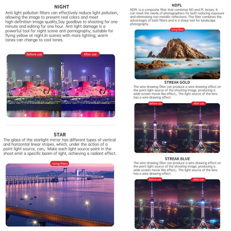 For DJI O4 Air Unit Pro / Avata 2 JSR YB Series Camera Lens Filter, Filter:6 in 1 ND8-64 UV CPL - Lens Filter by JSR | Online Shopping UK | buy2fix