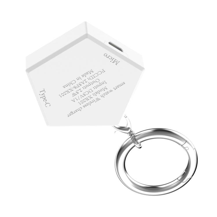 For Samsung Galaxy Watch Ultra 47mm Portable Smart Watch Charger(White) - Charger by buy2fix | Online Shopping UK | buy2fix