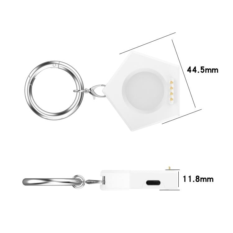 For Samsung Galaxy Watch Ultra 47mm Portable Smart Watch Charger(White) - Charger by buy2fix | Online Shopping UK | buy2fix