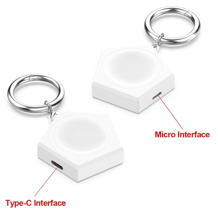 For Samsung Galaxy Watch Ultra 47mm Portable Smart Watch Charger(White) - Charger by buy2fix | Online Shopping UK | buy2fix