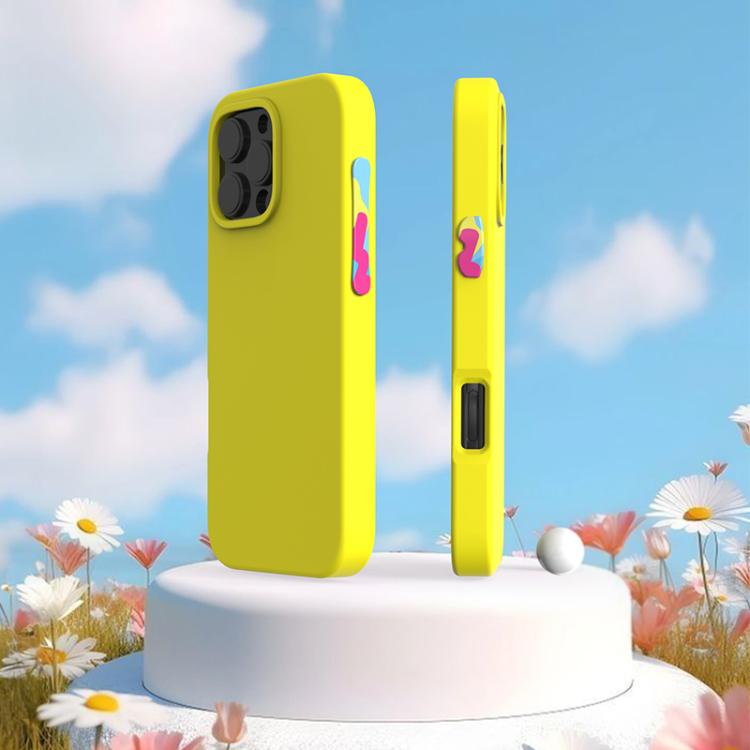 For iPhone 16 Pro YOYOISLES Air Tec Series EVA Phone Case(Yellow) - iPhone 16 Pro Cases by YOYOISLES | Online Shopping UK | buy2fix