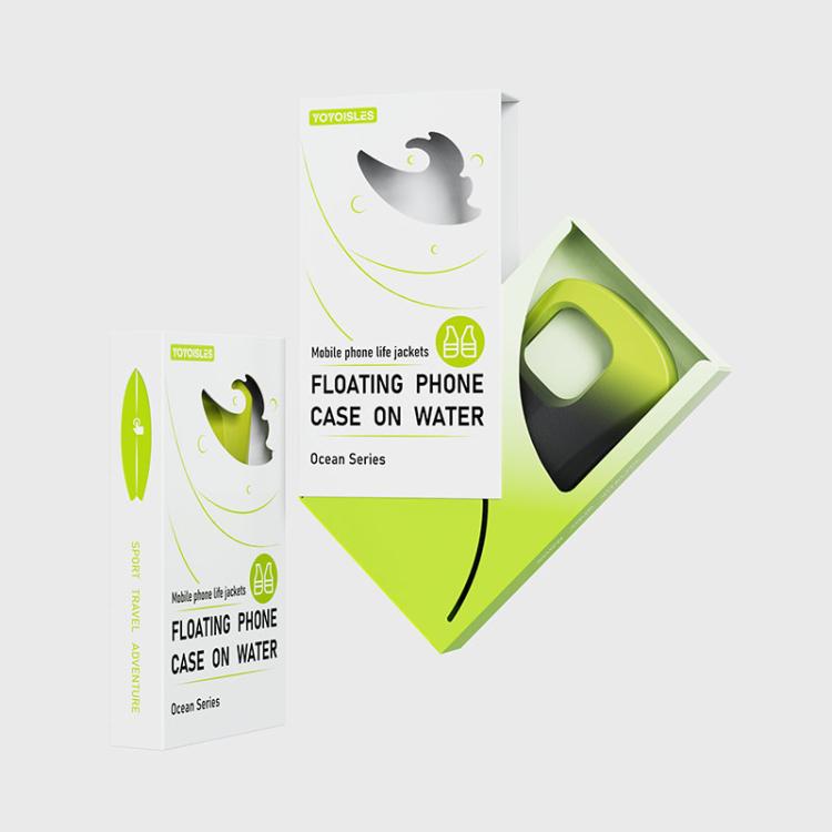 For iPhone 16 Pro Max YOYOISLES Ocean Series EVA Curved Phone Case(Black Green) - iPhone 16 Pro Max Cases by YOYOISLES | Online Shopping UK | buy2fix