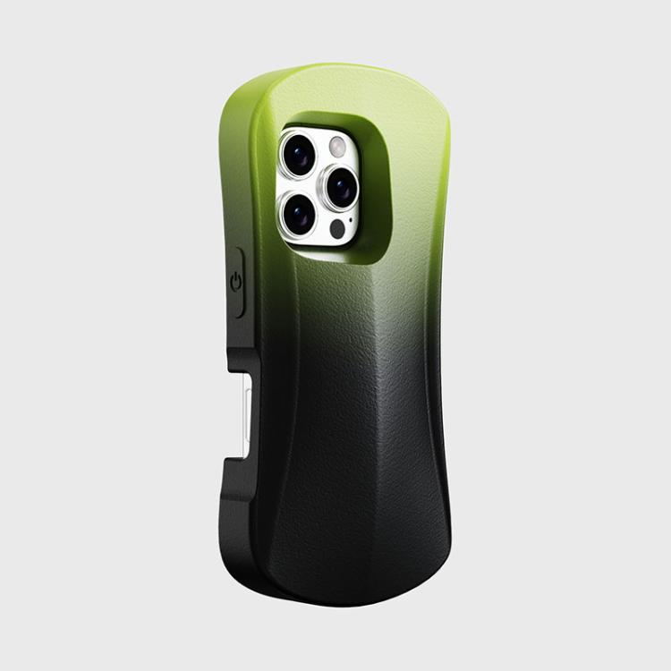 For iPhone 16 Pro YOYOISLES Ocean Series EVA Curved Phone Case(Black Green) - iPhone 16 Pro Cases by YOYOISLES | Online Shopping UK | buy2fix