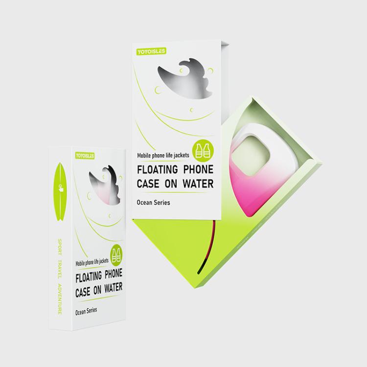 For iPhone 16 Pro YOYOISLES Ocean Series EVA Curved Phone Case(Pink White) - iPhone 16 Pro Cases by YOYOISLES | Online Shopping UK | buy2fix