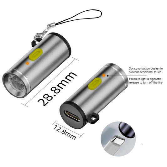 USB-C / Type-C Cigarette Lighter Portable Adapter(Silver) - Cigar Socket by buy2fix | Online Shopping UK | buy2fix