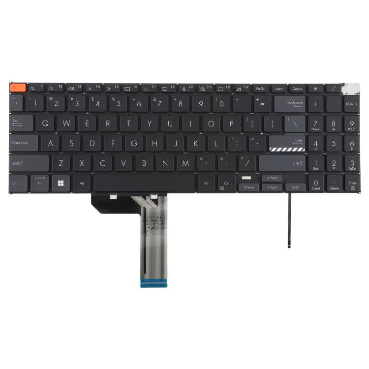 US Version Backlit Laptop Keyboard for Asus Vivobook Pro 15X OLED K6501 M6501(Black) - Replacement Keyboards by buy2fix | Online Shopping UK | buy2fix