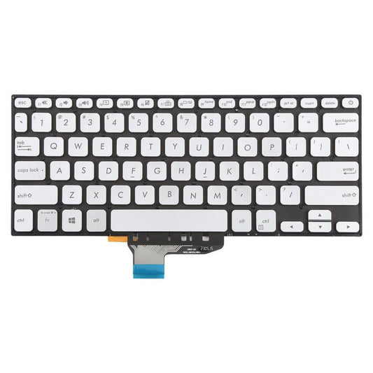 US Version Backlit Laptop Keyboard for Asus VivoBook S14 K430 A430 X430 S403 S4300F S4300U(Silver) - Replacement Keyboards by buy2fix | Online Shopping UK | buy2fix