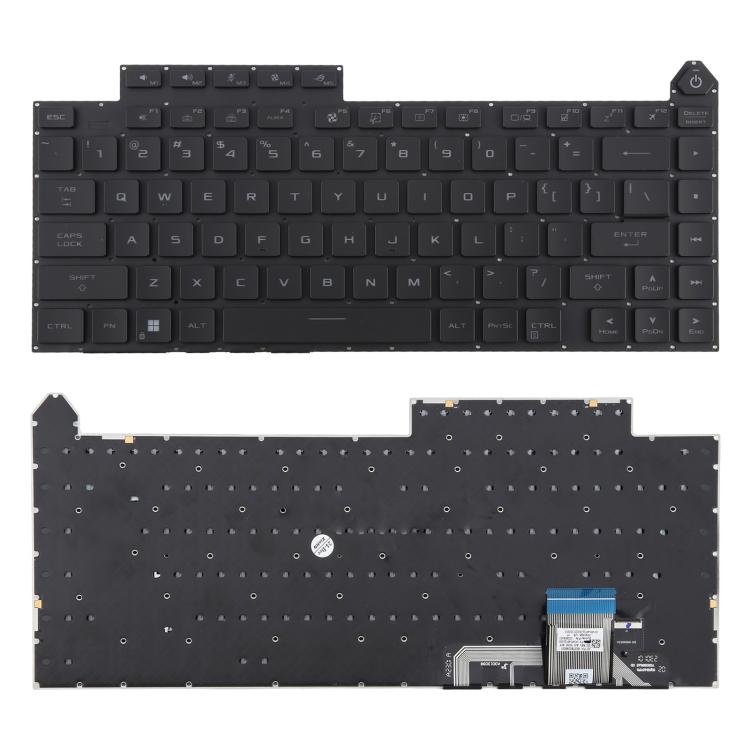 US Version RGB Backlit Laptop Keyboard for Asus ROG Strix G16 G614 G614JU G634 G634JY 2023(Black) - Replacement Keyboards by buy2fix | Online Shopping UK | buy2fix
