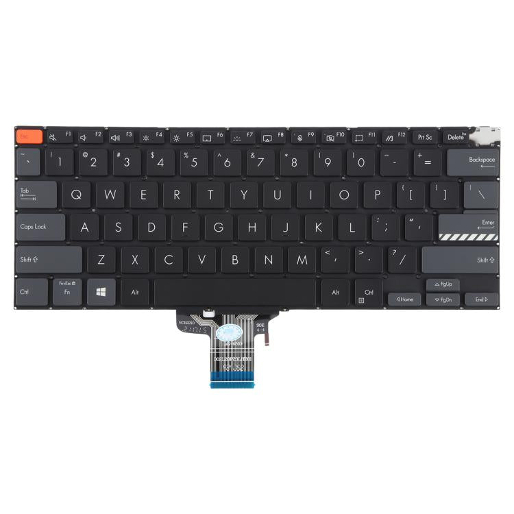 US Version Backlit Laptop Keyboard for Asus Vivobook Pro 14X M7400 M4700 M4700QC M4700PC M7600 M3400 M3401 M3401Q X7400 X3400 X3400P K3400P(Black) - Replacement Keyboards by buy2fix | Online Shopping UK | buy2fix