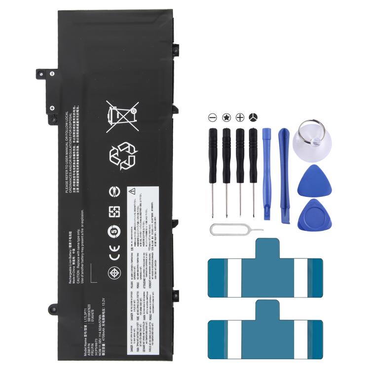 For Lenovo ThinkPad T480S Series 01AV478 / L17L3P71 SB10K97620 11.58V 57WH Battery Replacement - For Lenovo by buy2fix | Online Shopping UK | buy2fix