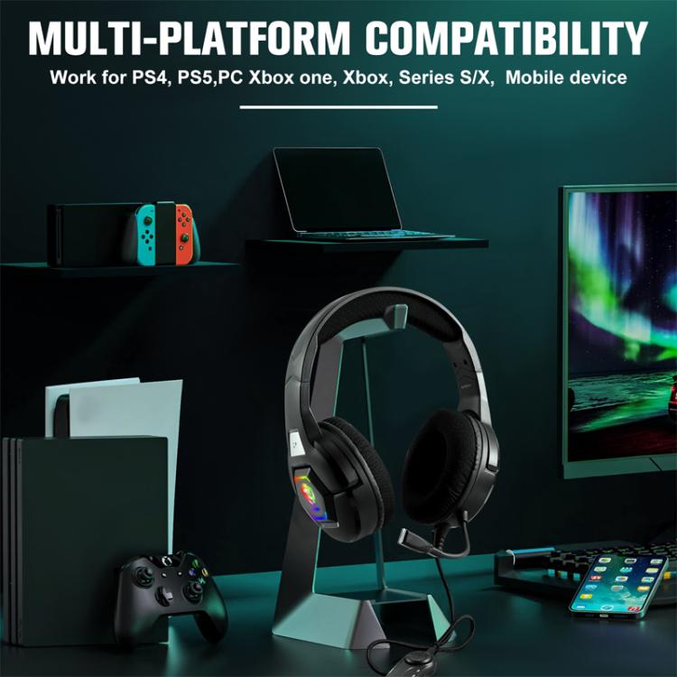 SoulBytes S100 Omni-directional Microphone Esports Headset, Length: About 1.9m(Blac) - Multimedia Headset by Soulbytes | Online Shopping UK | buy2fix