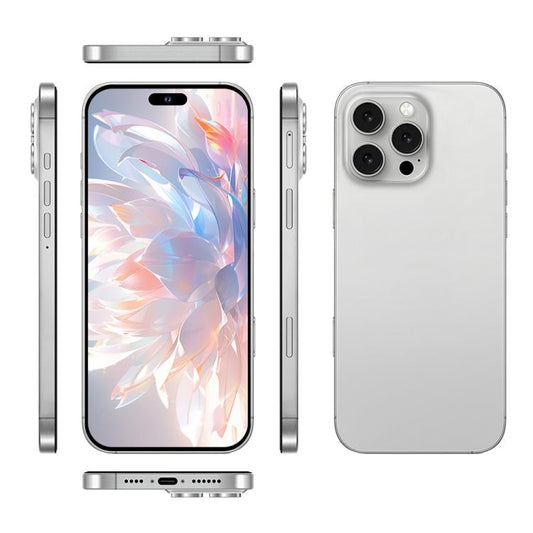 A88 / i16 Pro Max, 2GB+16GB, 6.6 inch Android 8.1 MTK6580A Quad Core, OTG, Network: 3G, Dual SIM, Plug:EU Plug(Titanium White) - by buy2fix | Online Shopping UK | buy2fix