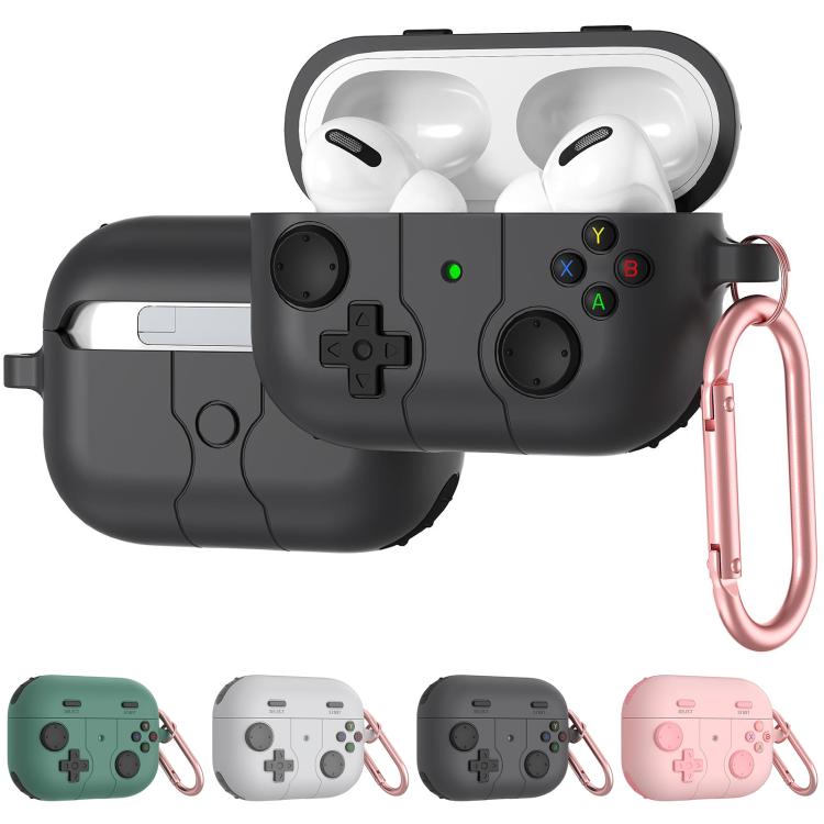 For AirPods Pro Game Console Style Wireless Earphone Silicone Case(Pine Green) - For AirPods Pro by buy2fix | Online Shopping UK | buy2fix