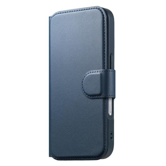 For iPhone 16 Pro Max CaseNeo Finger Grip Strap MagSafe Leather Phone Case(Blue) - iPhone 16 Pro Max Cases by CaseNeo | Online Shopping UK | buy2fix