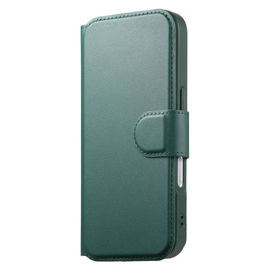 For iPhone 16 Plus CaseNeo Finger Grip Strap MagSafe Leather Phone Case(Green) - iPhone 16 Plus Cases by CaseNeo | Online Shopping UK | buy2fix