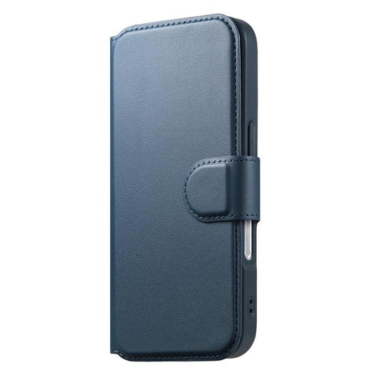 For iPhone 16 Plus CaseNeo Finger Grip Strap MagSafe Leather Phone Case(Blue) - iPhone 16 Plus Cases by CaseNeo | Online Shopping UK | buy2fix