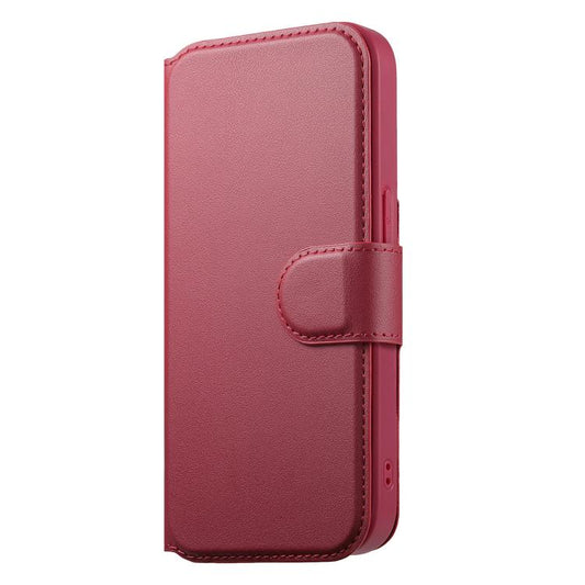 For iPhone 15 Pro CaseNeo Finger Grip Strap MagSafe Leather Phone Case(Red) - iPhone 15 Pro Cases by CaseNeo | Online Shopping UK | buy2fix