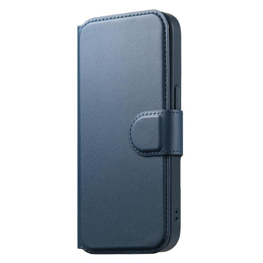 For iPhone 12 / 12 Pro CaseNeo Finger Grip Strap MagSafe Leather Phone Case(Blue) - iPhone 12 / 12 Pro Cases by CaseNeo | Online Shopping UK | buy2fix