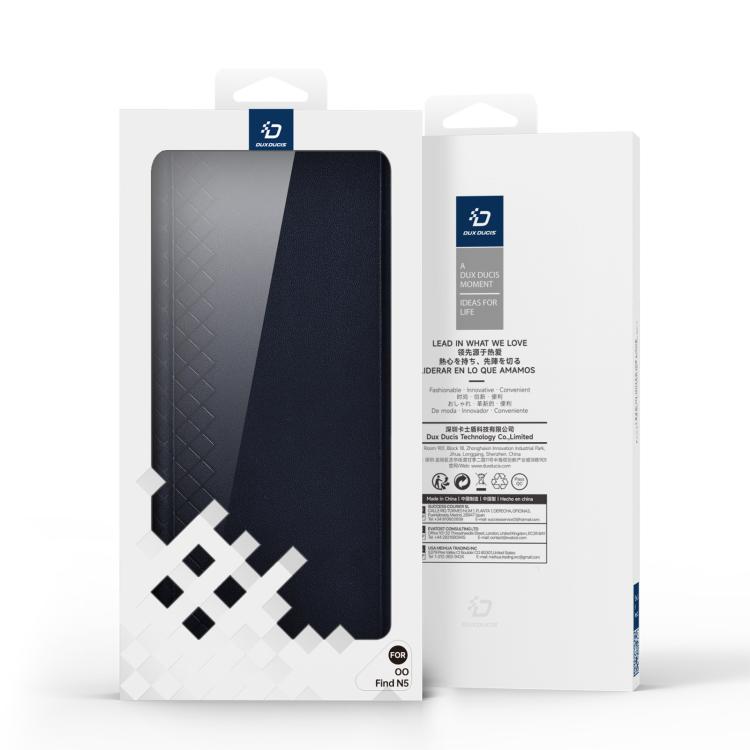 For OPPO Find N5 DUX DUCIS Bril Series PU + TPU Phone Case(Blue) - Find N5 Cases by DUX DUCIS | Online Shopping UK | buy2fix